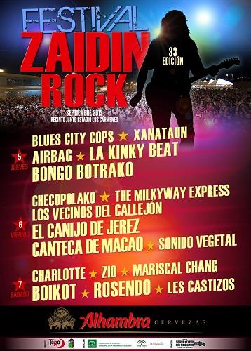 Zaidin Rock 2013 Cartel