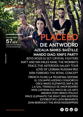 Arenal Sound 2014 Placebo