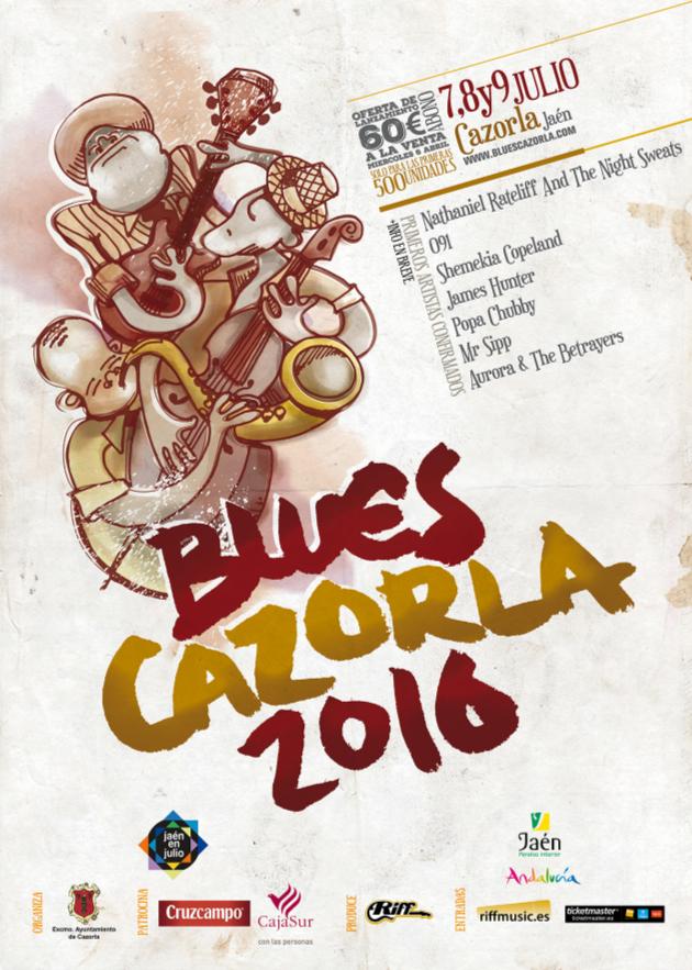 Blues Cazorla 2016 Cartel