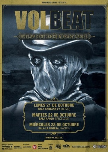 Volbeat Gira 2013