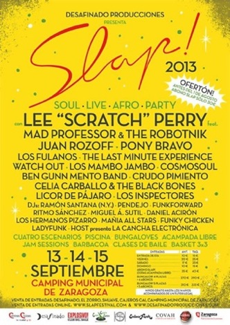 Slap Festival 2013 Cartel